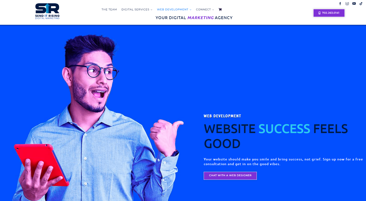 website success feels good